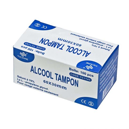 TICARE® Alcohol Swabs | Sterile 70% Isopropyl Alcohol Pads for Medical & Clinical Use