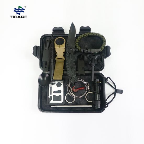 TICARE® 13 in 1 Survival Gear And Equipment Kit for First Aid Supplies