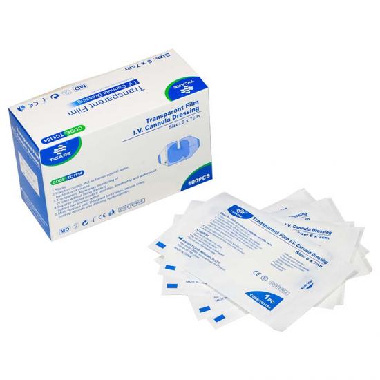 IV Dressing | Transparent Intravenous Dressing With/Without Pad | Ticare