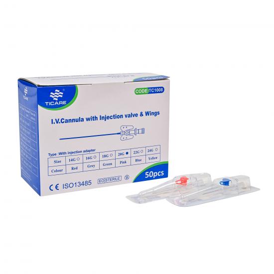 Buy TICARE® IV Cannula 14G–24G | Intravenous Cannulation Needle with Port & Wing
